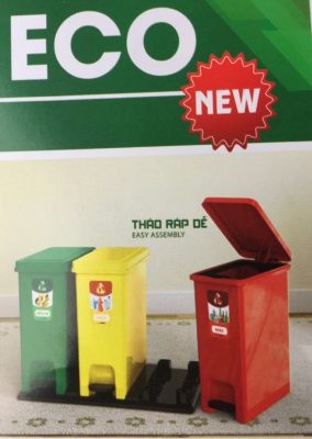 Thùng rác ECO bộ 3 - Duy Tân