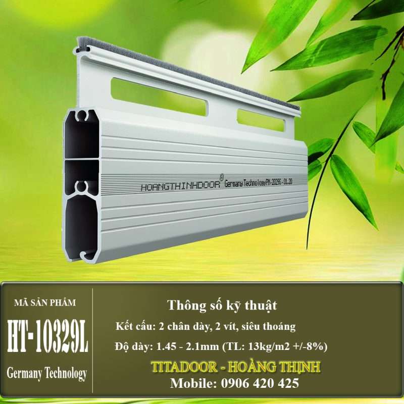Cửa cuốn nhôm Titadoor - Hoàng Thịnh HT-10329L
