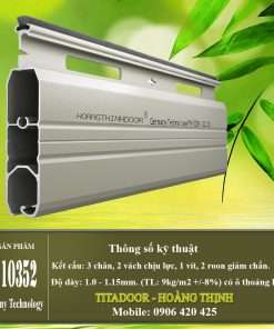CỬA CUỐN NHÔM TITADOOR - HOÀNG THỊNH HT-10352