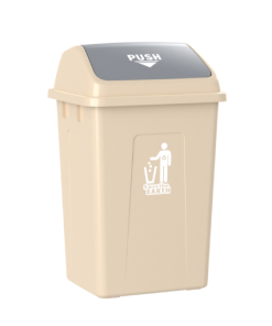 Thùng Rác Nắp Lật Vuông Trung